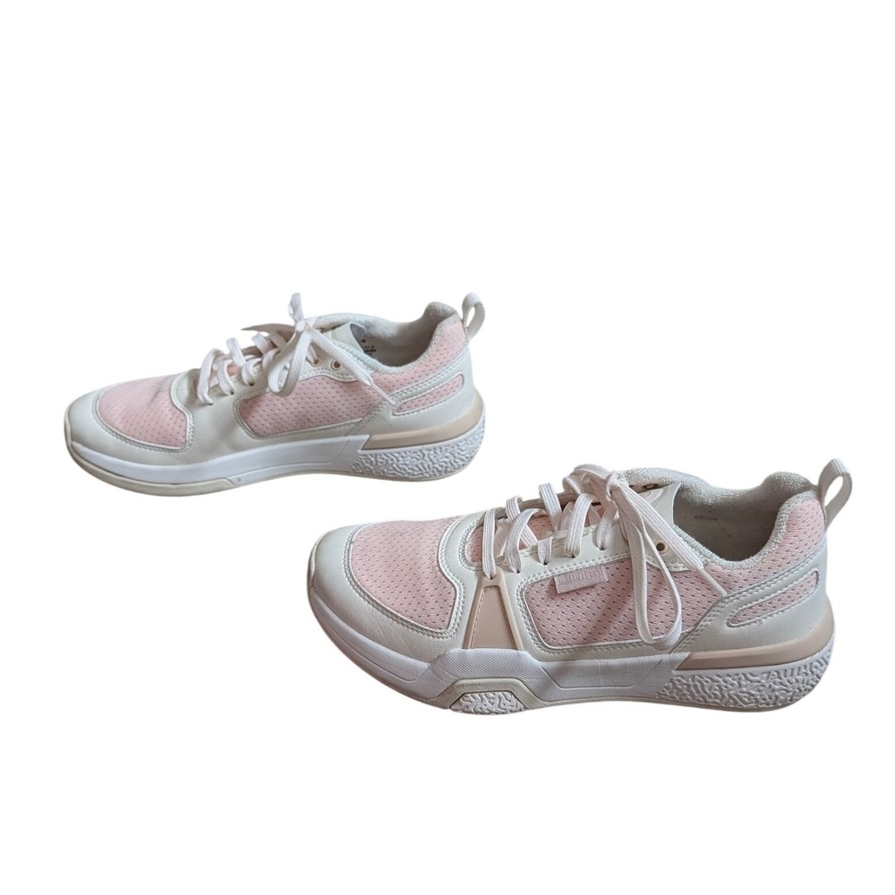 Olukai Anau Womens Sneakers Petal Pink White Mesh Low Top Trainers 7.5 - Picture 5 of 8